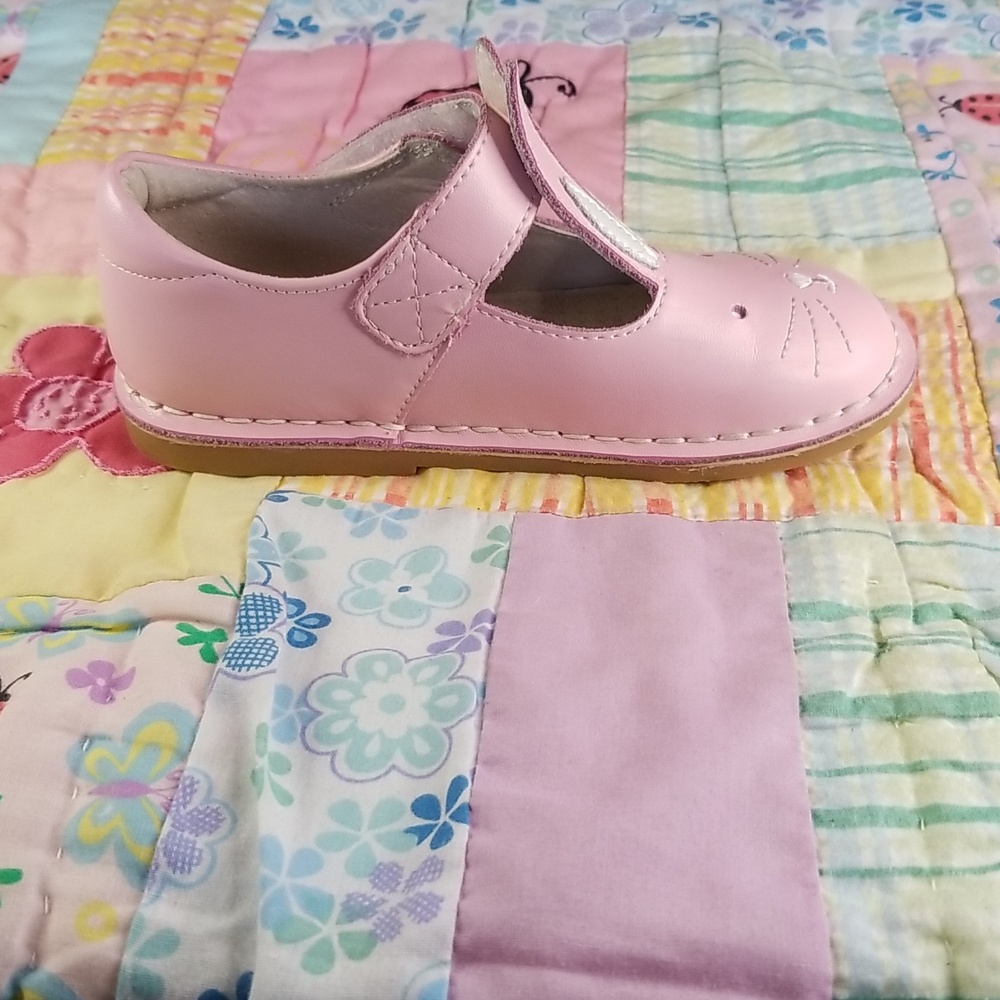 Livie & Luca Pink Leather Bunny Dress Shoes Size 12 Molly - Picture 6 of 8